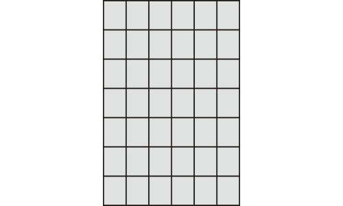 Etykiety samoprzylepne białe matowe na arkuszach A4 klej standardowy   35x42.4