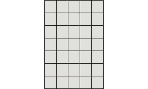 Etykiety samoprzylepne białe matowe na arkuszach A4 klej standardowy   42x42.4