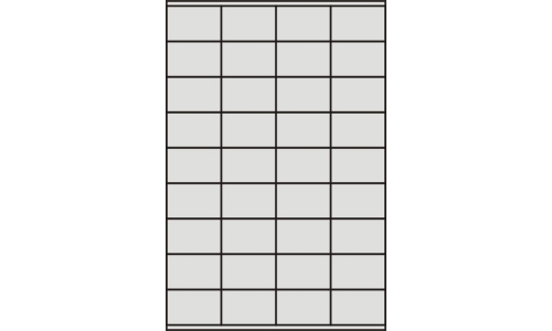 Etykiety samoprzylepne białe matowe na arkuszach A4 klej standardowy   52.5x32